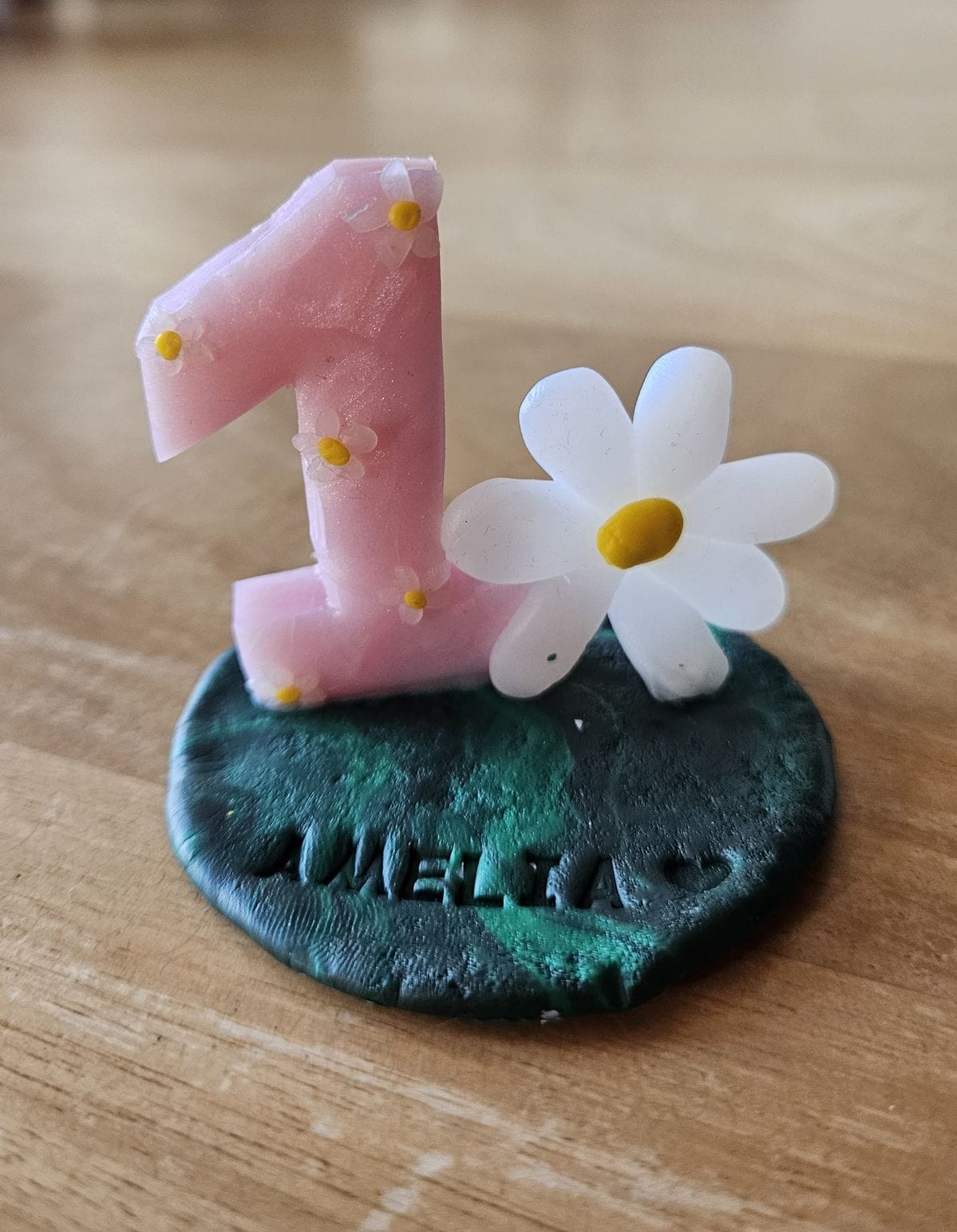 Premier anniversaire en pâquerette