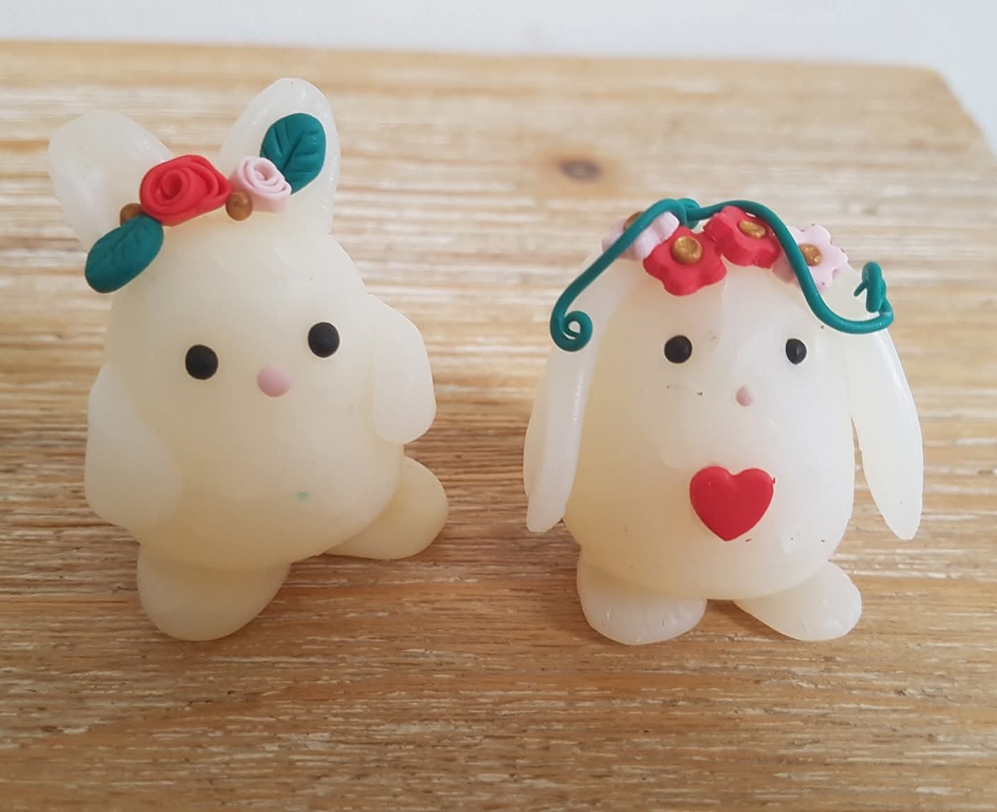 Petits lapins phosphorescent