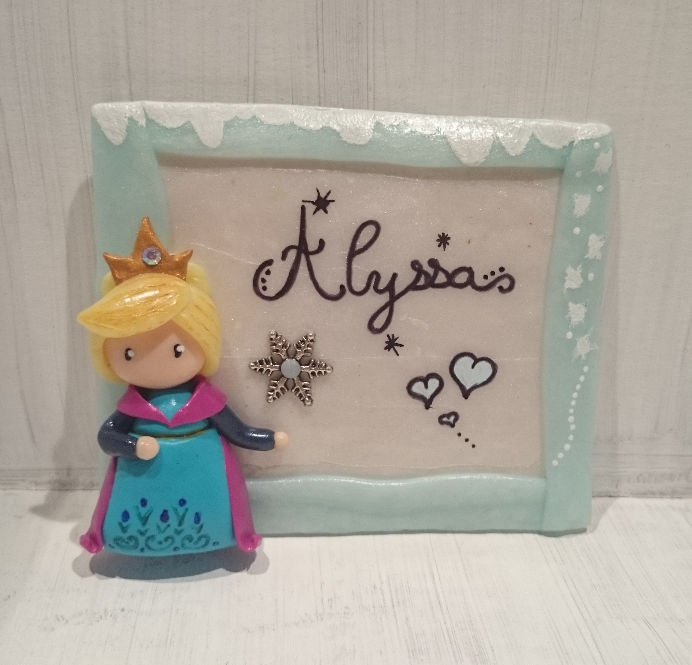 Plaque de porte - Reine des neiges