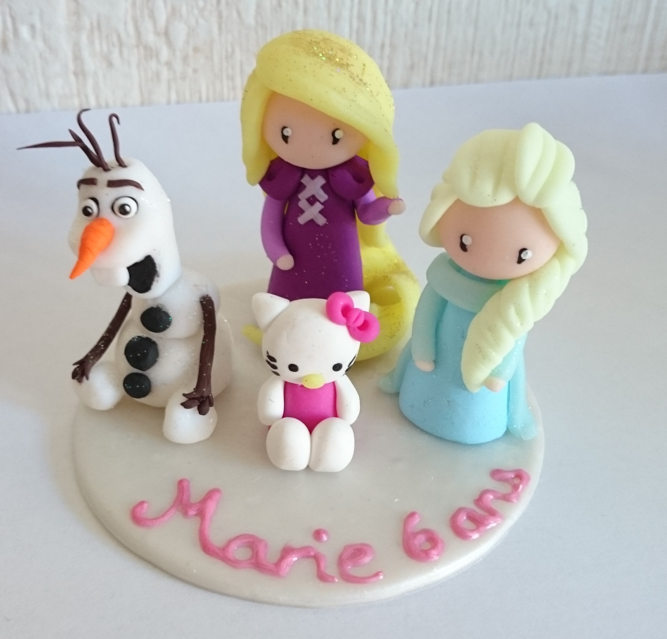 La Reine des neiges et ses amis.